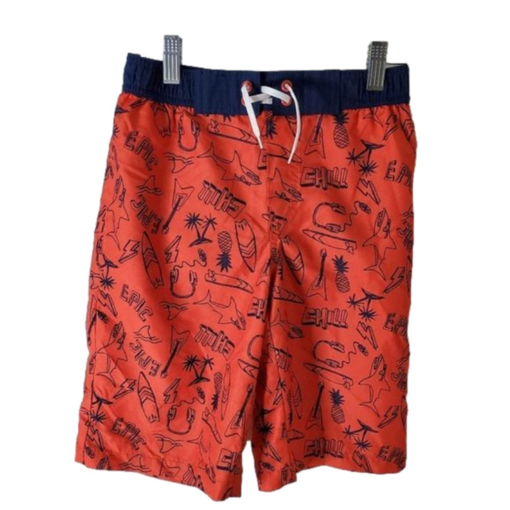🇺🇸Cute Swim Trunks Size 10-12 Boys